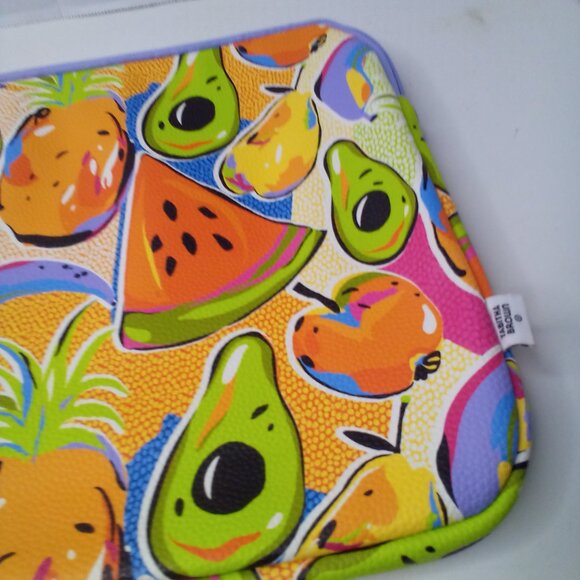 Tabitha Brown Target 15” Tech Sleeve Laptop Tablet Colorful Fruit Print NEW - Picture 5 of 14